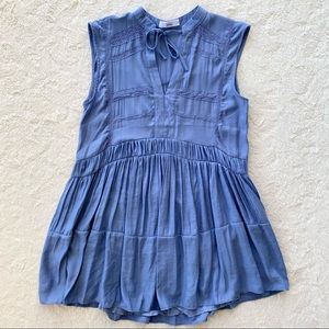 Talulah periwinkle blue baby doll dress small